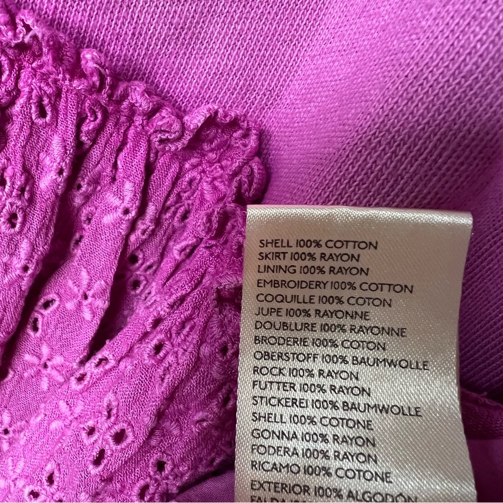 Free People Wanderlust Mini Dress in Medium Pink, size XS - Picture 8 of 9